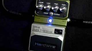 Video thumbnail for Hardwire Tube Overdrive CM-2 by ProGuitarShopDemos