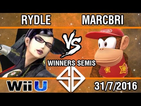 [SONIC BOOM] Rydle (Bayonetta) Vs. Marcbri  (Diddy Kong) SSB4 Winners Semis - Top 8