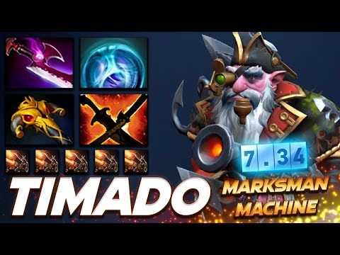 Timado Sniper 7.34 Marksman Machine - Dota 2 Pro Gameplay [Watch & Learn]
