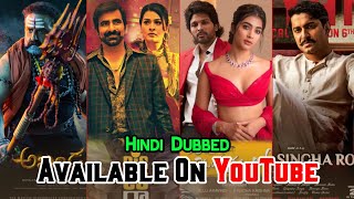 Top 10 New Big South Indian Hindi Dubbed Movies | Available On YouTube | Akhanda | Disco Raja 2022 - MOVIE