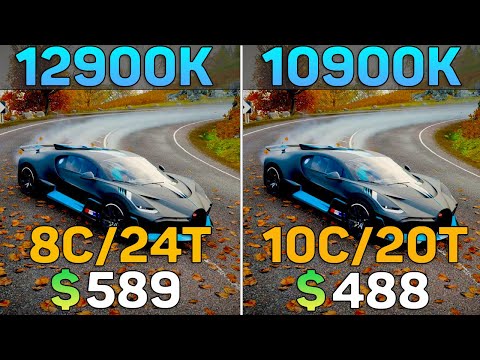 i9 12900K vs i9 10900K - 8 Games Test
