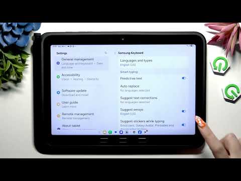 How to Access Text Correction Options on SAMSUNG GALAXY TAB ACTIVE5 PRO