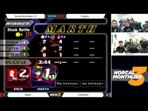 Norcal Monthlies #3 - Aiden vs. FalcoMist - Singles