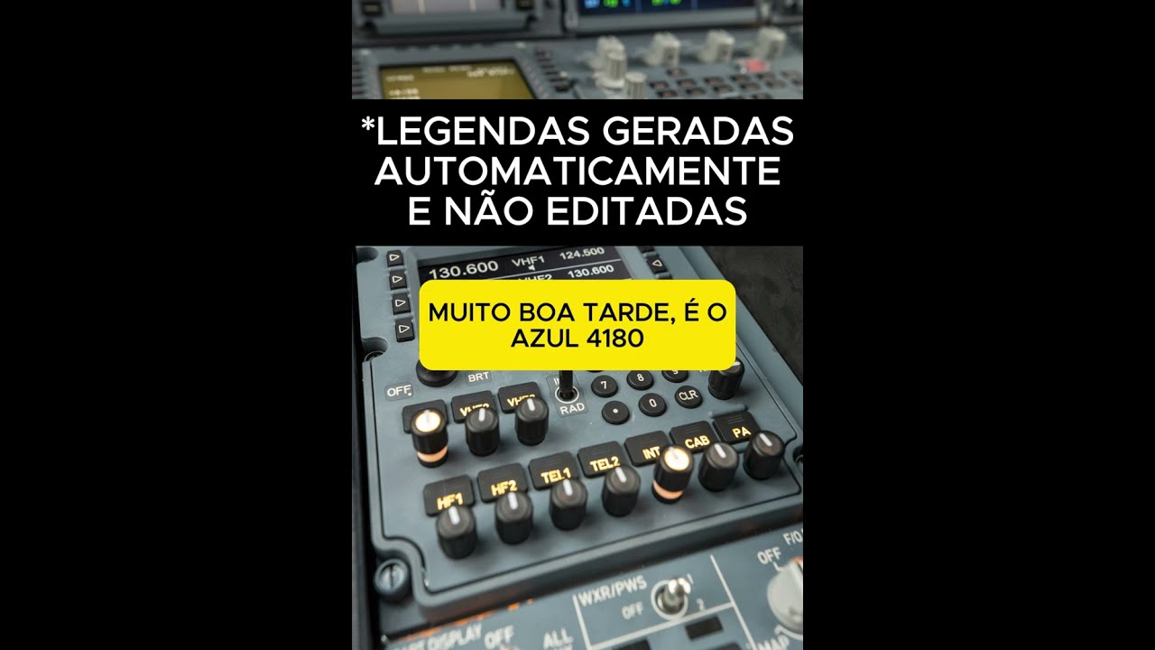 'Mayday': Piloto declara emergência no rádio após perder painéis de voo