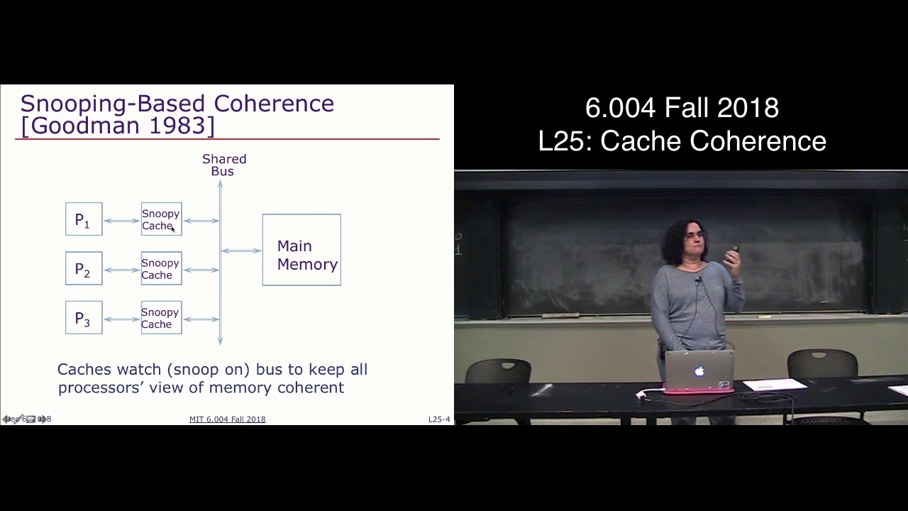 MIT 6.004 L25: Cache Coherence