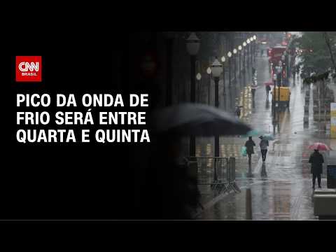 Previsão do tempo: pico da onda de frio será nesta quarta (24) e quinta (25) | CNN NOVO DIA