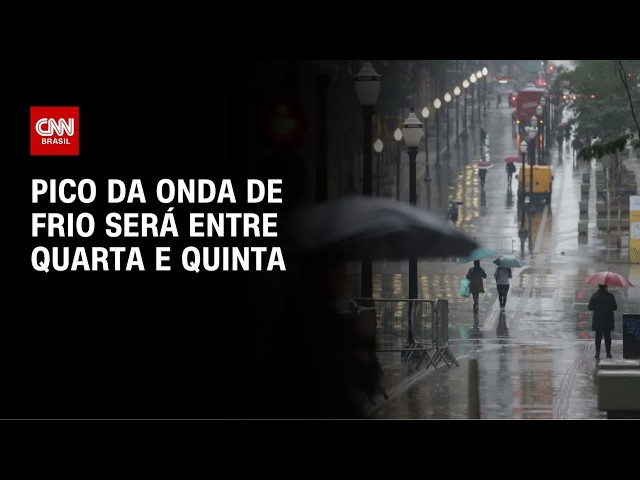 Previsão do tempo: pico da onda de frio será nesta quarta (24) e quinta (25) | CNN NOVO DIA