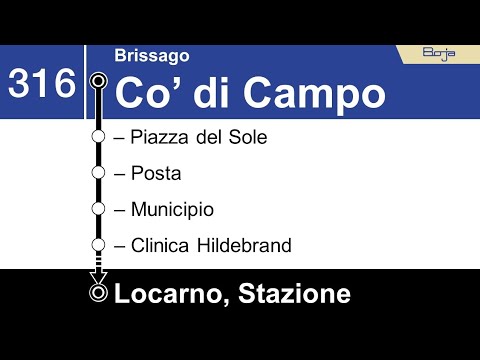 FART Ansagen | 316 Brissago - Locarno | BoJa Ansagen