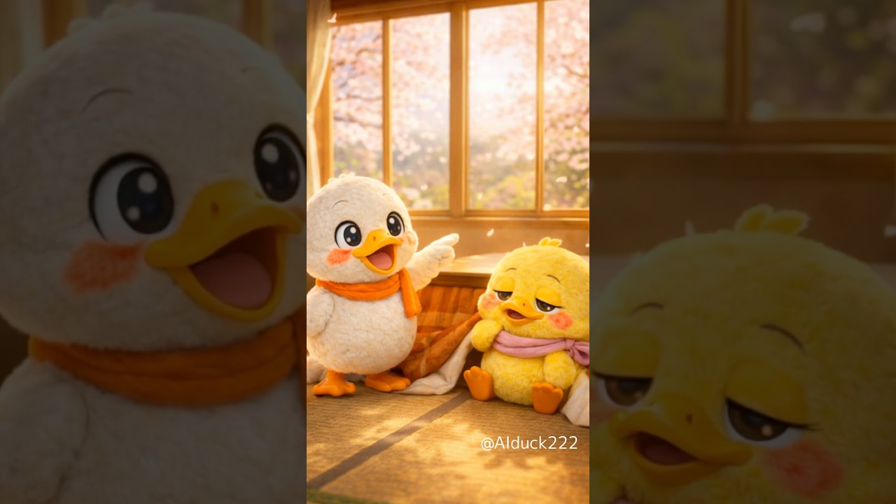 Ducks waiting for spring be like this #relatable #duck #animation