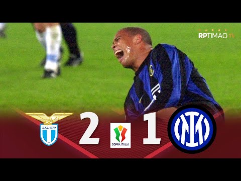 Lazio 2 x 1 Inter (Ronaldo's Injury) ● 1999/00 Coppa Italia Final 1st Leg Goals & Highlights ᴴᴰ