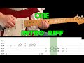 ONE - Guitar lesson - Intro Riff (with tabs & EXTRA slow lesson) - U2 &  Mary J Blige version