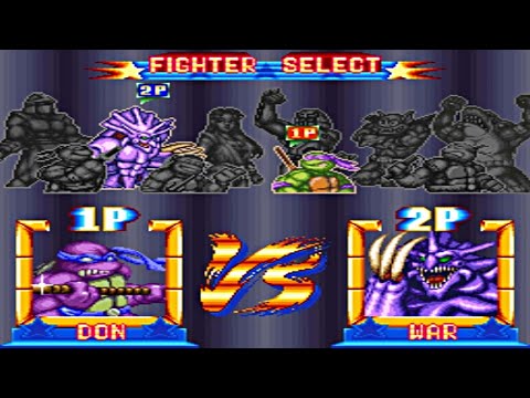 Teenage Mutant Ninja Turtles - Tournament Fighters Championship Edition -Zabrock vs edi2099