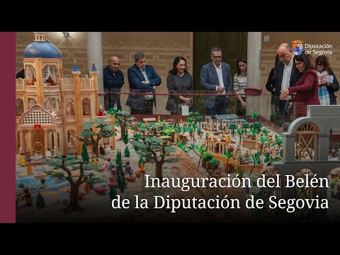Inauguración del Belén de la Diputación de Segovia
