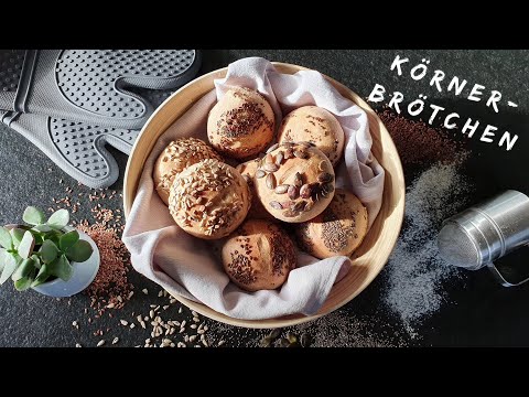 Schnelle selbstgemachte Körnerbrötchen auf dem Zauberstein plus von Pampered Chef 2021