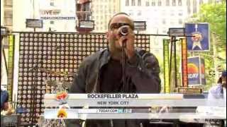 Bobby Brown performs "Every Little Step" live on Today Show at Rockefeller plaza