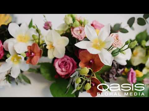 OASIS® TerraBrick® Floral Media | Bunte Farben in der virtuellen Trendwoche Januar 2022