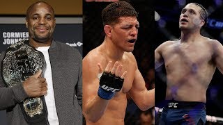 Слух о турнире UFC в России, Даниэль Кормье о защите титула в 93 кг, Ник Диаз бросил вызов боксеру