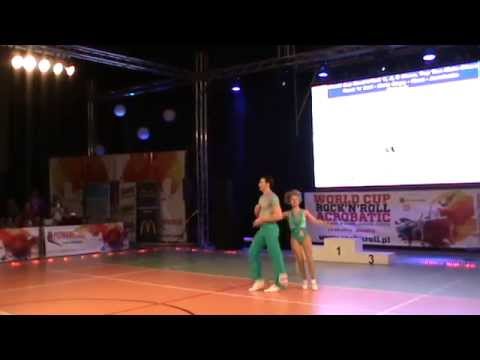 KLIMOV Ivan, TIKHONOVA Ekaterina - Final Acrobatic Main Class - WorldCup R'a'R Kraków 12.04.2014