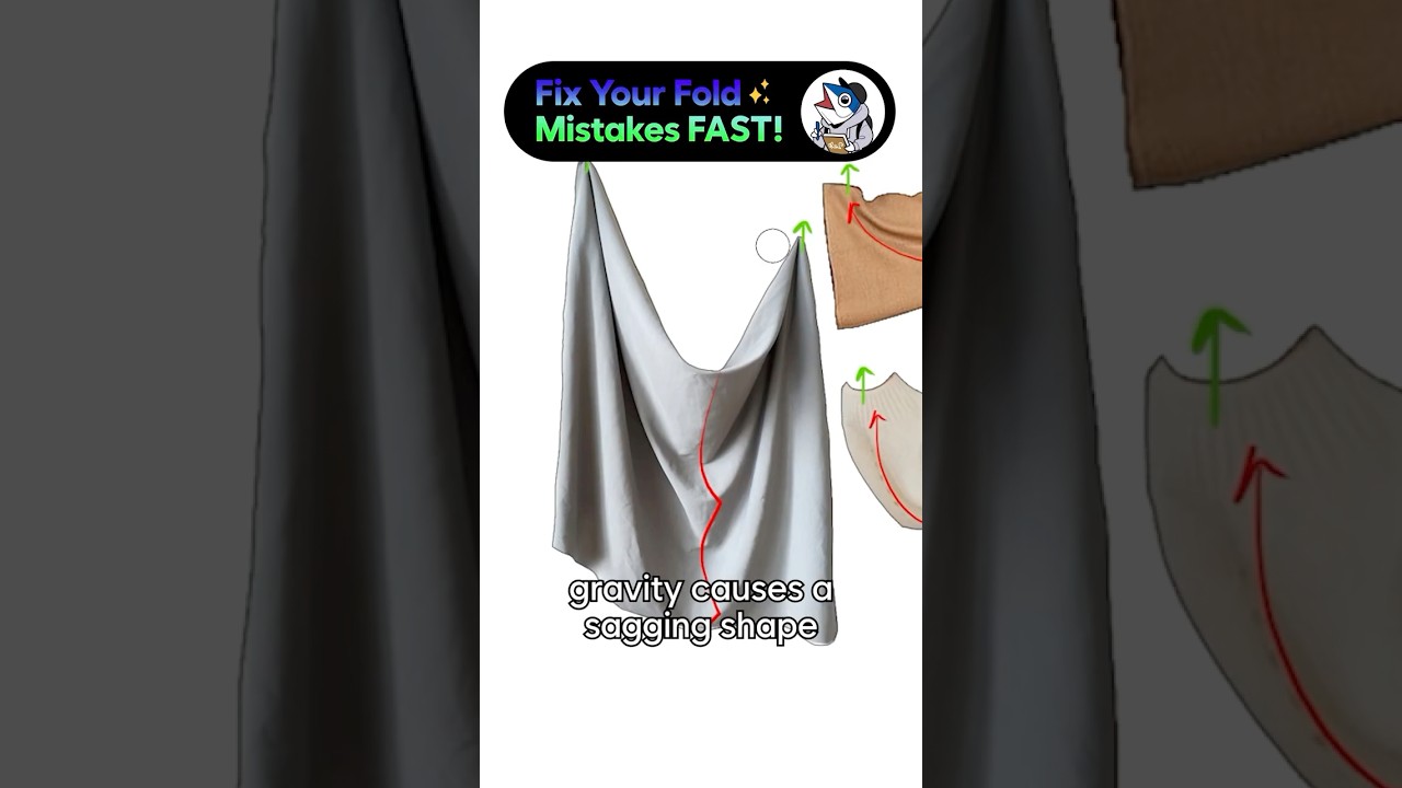 💡 Stop Making Flat Folds – Easy Shadow Trick!