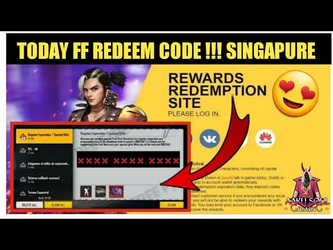 FF | TODAY REDEEM CODE SINGAPURE SERVER | VECTOR GUN SKIN| 8/10/2021 FRI ASG YT💯💥