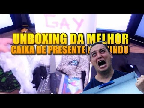 UNBOXING da melhor caixa de presente do mundo