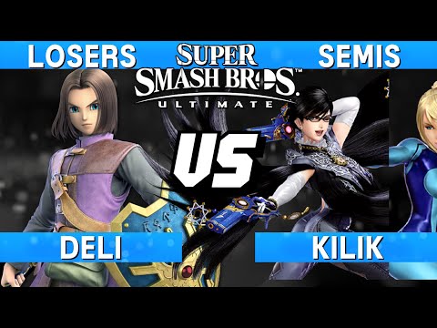 Smash Ultimate Tournament Losers Semis - Deli (Hero) vs Kilik (Bayo / ZSS) - S@LT 201
