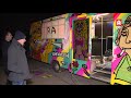 Inspectie karren carnavalsoptocht in Boskoop