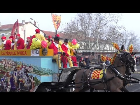 La Nobile Ivrea carro da getto - Carnevale Ivrea 2016