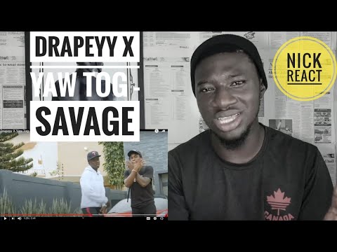 Drapeyy X Yaw Tog - Savage (Official Video) | GH REACTION