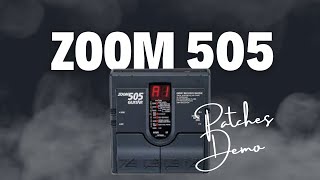 Video thumbnail for Zoom 505 Guitar Multieffects Patches Demo by Guitar Gear Spot