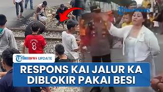 Respons KAI usai Warga Blokir Jalur Kereta Pakai Besi Imbas Penyerempetan Mobil di Bandar Lampung