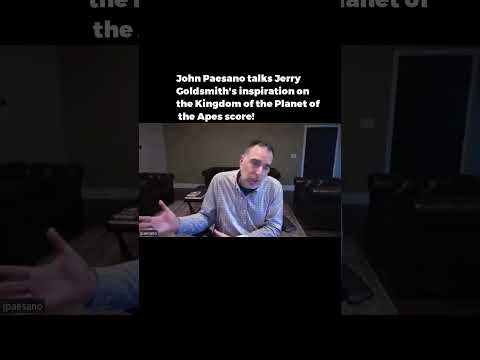 John Paesano talks Jerry Goldsmith’s inspiration on Kingdom of the Planet of the Apes! #fyp #score