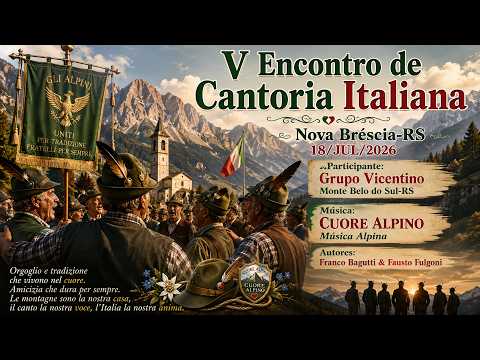 Grupo Vicentino - Cuore Alpino - Vº Encontro de Cantoria Italiana - Nova Bréscia -RS