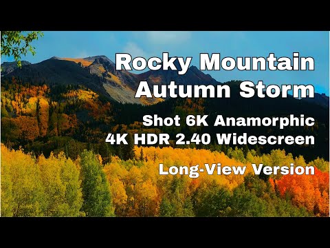 Spectacular Autumn Beauty During Passing Storm | Shot 6K Anamorphic | 4K HDR | 2.40 AR WIDESCREEN