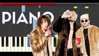 Cheat Codes Let Me Hold You Turn Me on piano midi tutorial sheet partitura cover app