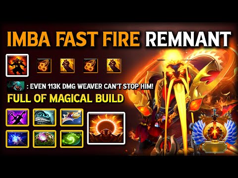 IMBA FAST FIRE REMNANT SPEED MID Ember Spirit With Full of Magical Build | Vs. 113K DMG Dealt Weaver