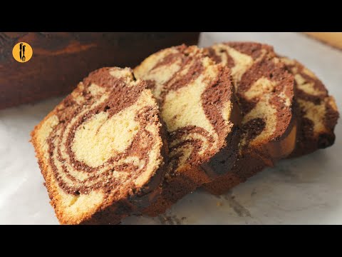 Marble Cake Recipe By Food Fusion