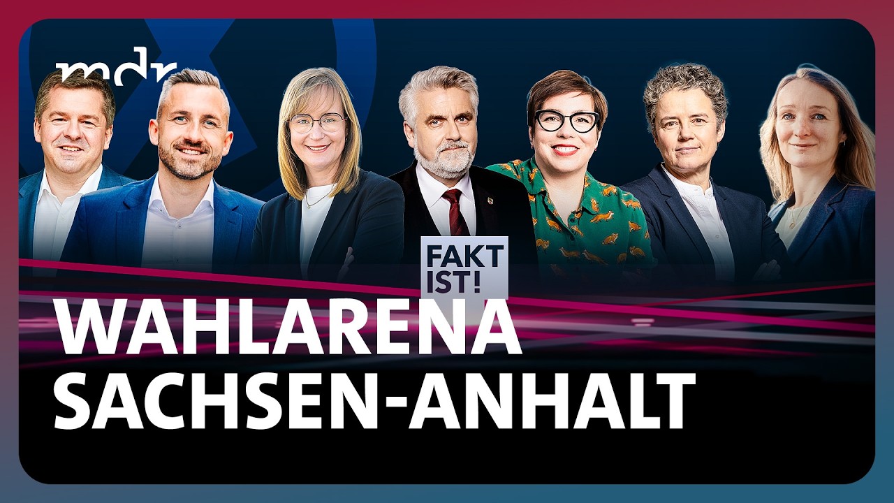 Sachsen-Anhalts Spitzenkandidaten stellen sich Bürgerfragen | Fakt ist! | MDR