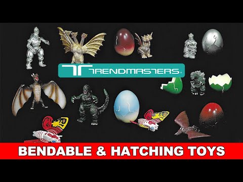 Trendmasters Bendables and Hatching Toys - MIB Play Time Ep 37