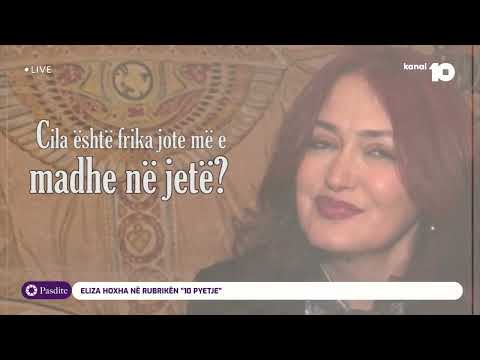 Eliza Hoxha në rubrikën "10 pyetje"