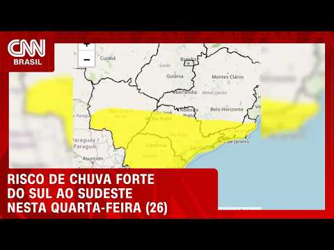 Veja quais estados brasileiros estão em alerta amarelo para tempestades | CNN NOVO DIA