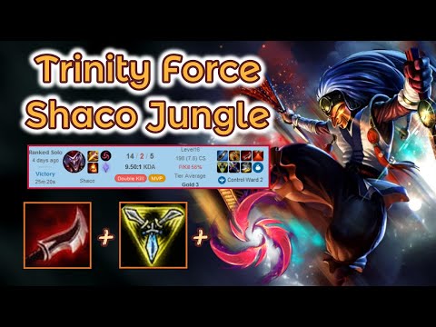 Trinity Force Assassin Shaco Jungle [League of Legends] Full Gameplay - Infernal Shaco