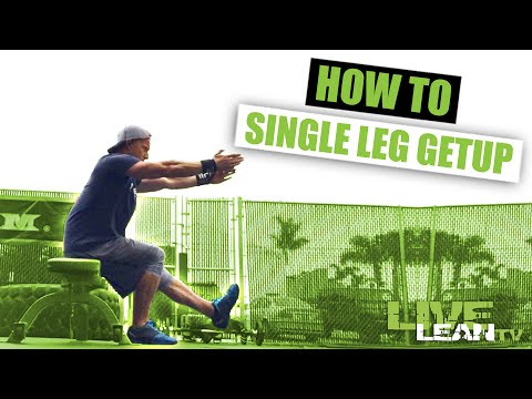How To Do A SINGLE LEG GETUP | Exercise Demonstration Video and Guide