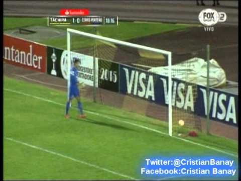 Deportivo Tachira 2 Cerro Porteño 1 (Relato Federico Bulos)  Copa Libertadores 2015