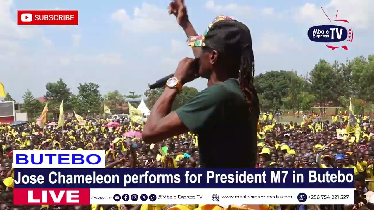 Jose Chameleon performing live in Butebo