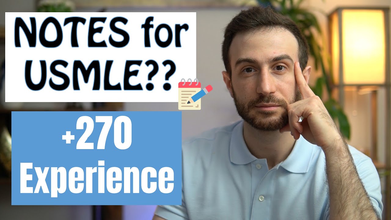 Why You MUST take NOTES for USMLE Exams?