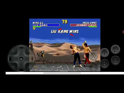 Ultimate Mortal Kombat Trilogy Liu Kang MK2 vs Johnny Cage MK2 Very Hard 2 Rounds