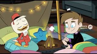 Aiden and Huey having fun in their slumber party