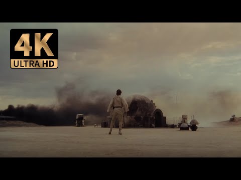 Uncle Owen and Aunt Beru's Death Scene - Star Wars: A New Hope [4k UltraHD]