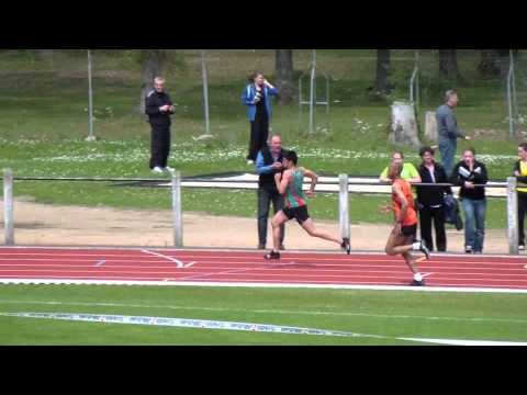 Emeric Soulier aux 400m haies - Interclubs N2B - Nemours 5 mai 2012